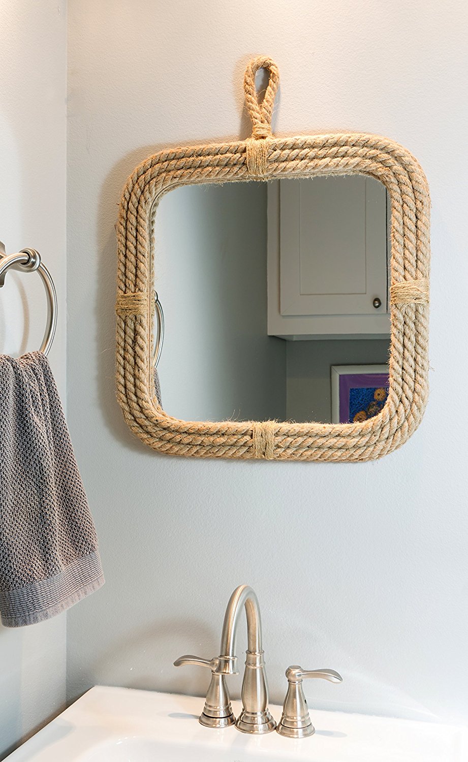Nautical Rope Mirror The Mirror Guide