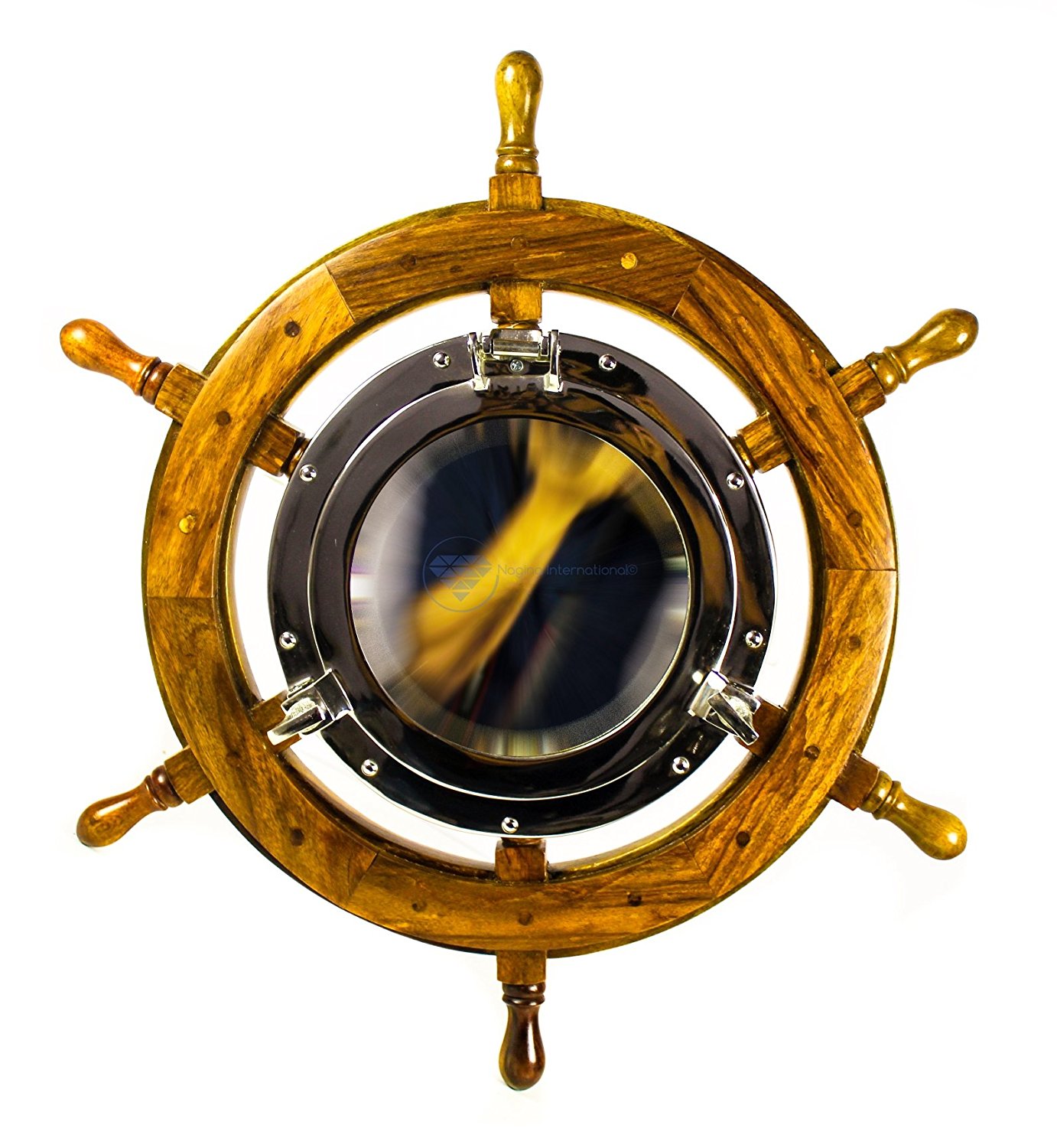 Ship Wheel Mirror The Mirror Guide